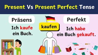 Master German Grammar :  Präsens vs. Perfekt Explained with Examples! 🚀