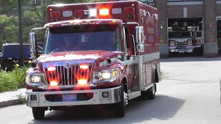 Gloucester, MA Fire Department Rescue 2 Responding