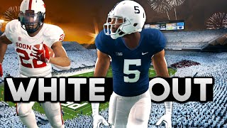 WHITE OUT in PRIME TIME! Oklahoma vs Penn State! NCAA 14 CFB Revamped Dynasty gameplay (EP4 S2)