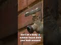 The FREE Way to Stop a Leaking Outdoor Faucet