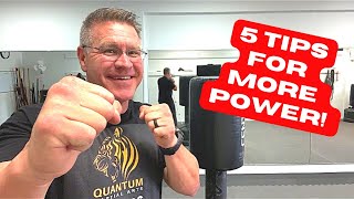 Knockout power - how to hit harder and faster for self defense