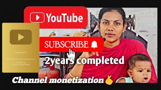 நம்ம channel Monetization ஆயிடுச்சா?😳 2years completed 🤩#playbutton#income#earning#vlog#journey#love