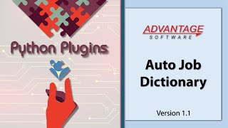 Python Plugins - Auto Job Dictionary Versoin 1.1