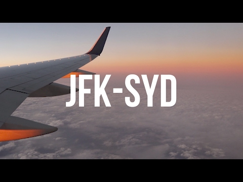 Long-ass flight from USA to Australia Long-ass flight from USA to Australia