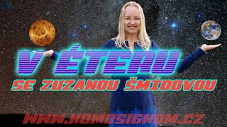 V ÉTERU SE ZUZANOU ŠMÍDOVOU #05: ASTROLOGICKÉ KONSTELACE ROKU 2025 - NA PRAHU NOVÉ ÉRY