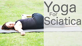 15 Minute Yoga For Sciatica and Back Pain (Tight Hamstrings) Class | Fightmaster Yoga Videos