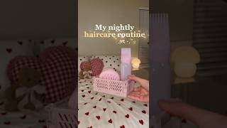 My nighly haircare routine for hair growth 🤍 #haircare #rosemarywater