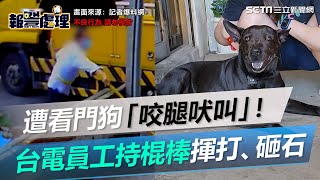 遭看門狗「咬腿吠叫」！台電員工怒算帳：持棍棒揮打、砸石｜三立新聞網 SETN.com