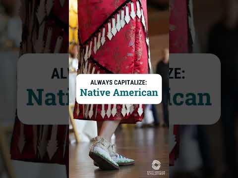 Is Native capitalized when referring to Native American?