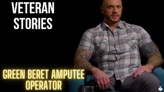 Green Beret Amputee shares graphic combat stories and how to overcome adversity.