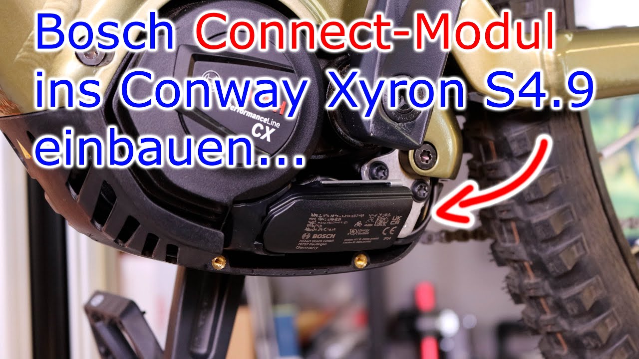 Bosch Connect Modul Ins Conway Xyron S4.9 Einbauen! - YouTube