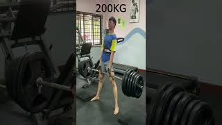 Sumo Deadlift 200 KG BW: 56 KG