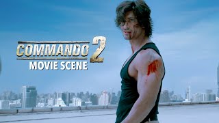 Unleashing Vidyut Jammwal's Epic Action Finale in Commando 2 |  Must-Watch Movie Scenes