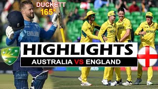 AUSTRALIA VS ENGLAND ICC CHAMPIONS TROPHY 2025 MATCH HIGHLIGHTS | AUS VS ENG MATCH HIGHLIGHTS 2025