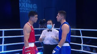 2021 ASBC Day 5 (75kg) KAZ vs IRI | Asian Elite Men and Women Boxing Championships Delhi-Dubai