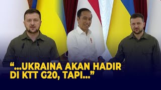 [FULL] Pernyataan Lengkap Zelensky saat Bertemu Jokowi di Istana Mariyinsky Ukraina