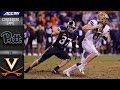 Pittsburgh vs. Virginia Condensed Game | 2018 ACC Football