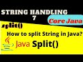 What is split() method in Java String class || Splitting a String Using split() Method in Java