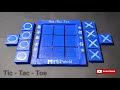 How To Make A Tic - Tac - Toe Game From Cardboard // Life Time DIY Cardboard Game // Craft Idea