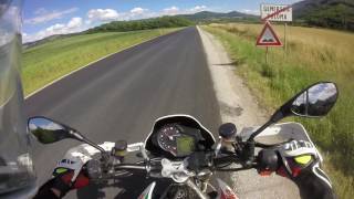 Aprilia Dorsoduro 750r acceleration 0-220km/h