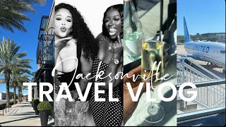 JACKSONVILLE TRAVEL VLOG : Lunch at RH + Full GRWM + Surprise party & more