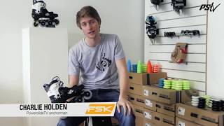 Powerslide Hardcore Evo Freestyle slalom inline skates 2012