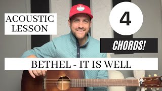 Bethel Music || It Is Well || Acoustic Guitar Lesson