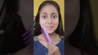 Makeup Using Comb 😱 To Meet BTS 💜 #random #funny #makeup #challenge #bts  #short