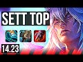 SETT vs AMBESSA (TOP) | Rank 8 Sett | NA Grandmaster | 14.23