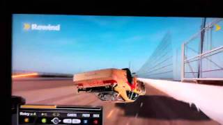 First Full Blowover in Nascar 2011 The Game