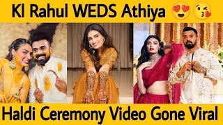 KL Rahul weds Athiya Shetty | Haldi ceremony Videos and Photos Gone Viral | Sunil Shetty's Daughter