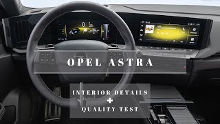 Opel/Vauxhall Astra Plug-In Hybrid 180 PS (2023) | Interior Details and Quality Test