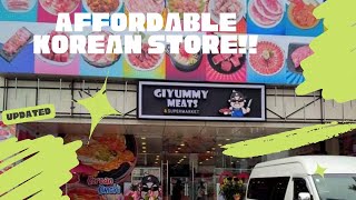 Affordable Korean Store in PASIG (GiYummy Meats Supermarket) MINI VLOG 4 #koreanfood #affordable