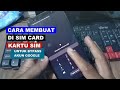 Cara terbaru membuat PIN pada Sim Card | Kartu SIM