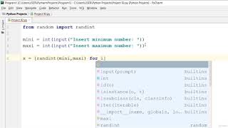Python Practice 92 How to fill a list with Random Numbers