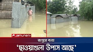 তিস্তা তীরে বানভাসিদের ঘরে নেই খাবার | Rangpur Flood | Jamuna TV |