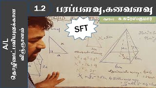 #Science for Technology || A/L || Chapter 1 .2 || திண்மங்களின் மேற்பரப்பளவு