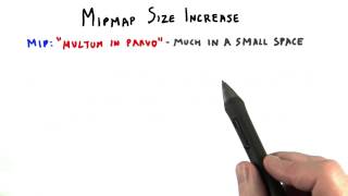 Mipmap Size Increase - Interactive 3D Graphics