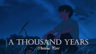 Byousoku 5 Centimeter - A Thousand Years「AMV」ᴴᴰ