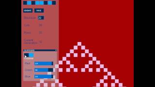 Processing Cellular Automata Pattern Generator
