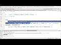 The Basics - Python 3: Conditional Structure Example (Extension Try Except)