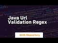 java url validation regex
