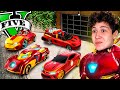 ROBANDO COCHES de IRON MAN en GTA 5! 🚘💥 (Mods)