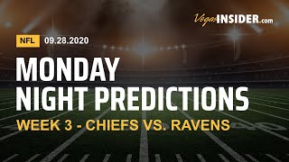 Monday Night Football Predictions: Week 3 - NFL Picks and Odds - Chiefs at Ravens