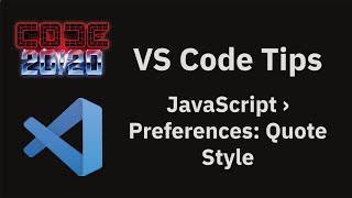 VS Code tips — Changing the prefered quote style in JavaScript and TypeScript
