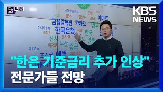 [빅뉴스] “전문가들, 한은 기준금리 추가 인상 전망”…‘전쟁위기’ 우크라이나, 나토-러시아 회담도 빈손 / KBS  2022.01.13.