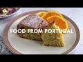 orange sponge cake recipe food from portugal