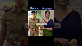 Tollywood Actress Police Dress \u0026 Normal Dress Cast ❤️.#shorts#actrees#south#trending