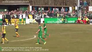 VfB Auerbach - BSG Chemie Leipzig 0:1 (0:0), Sachsenpokal 2017-2018, Halbfinale am 25.03.2018