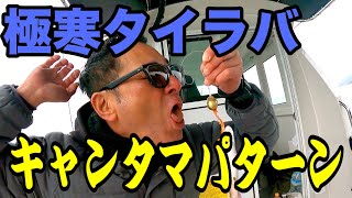 瀬戸内アングラーズさんで耐久極寒タイラバしてキャンタマパターンで無双するキャン・タマ郎さん